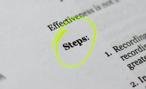 steps to complete a form