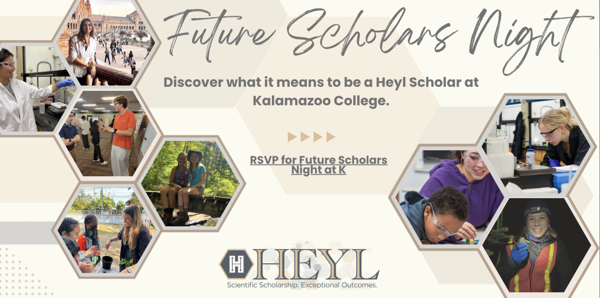 Future Scholars Night at Kalamazoo College.